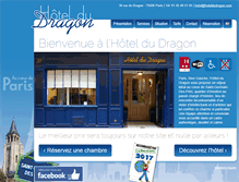 Tablet Screenshot of hoteldudragon.com